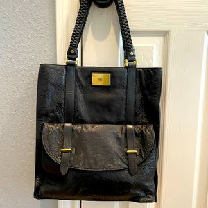 Tory Burch Black Leather Handbag